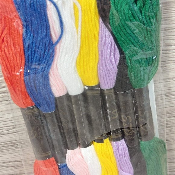 Mercerized Embroidery 8 Threads Art Craft Hand Sewing Needle Accessories Supply - Picture 4 of 5